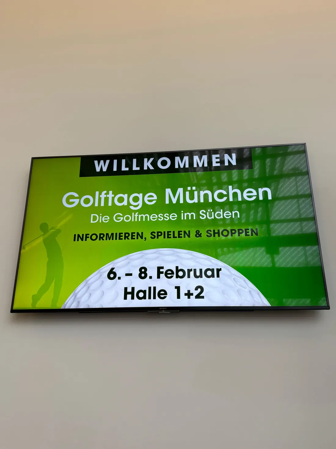 Eindruck von der Golftage München