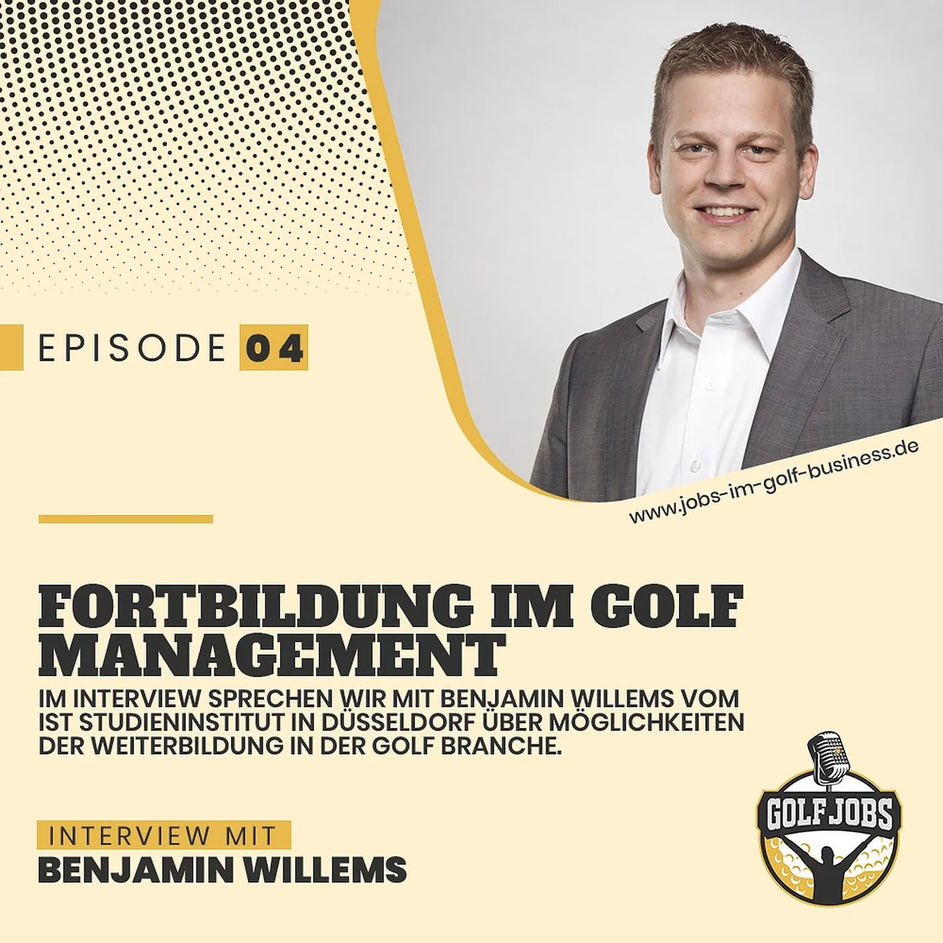 Further training golf - interview IST Düsseldorf with Benjamin Willems