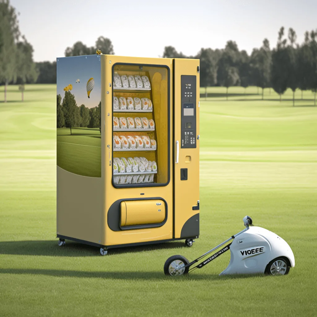 Snack and drink sales at the driving range